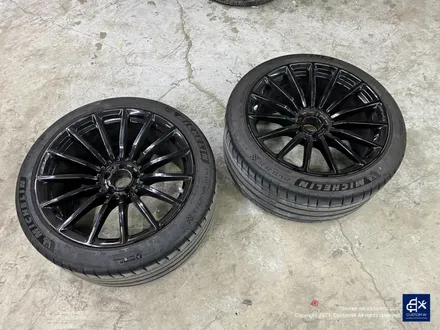 벤츠 GT43 AMG 휠수리 후 블랙유광 휠도색 / 용인 처인구