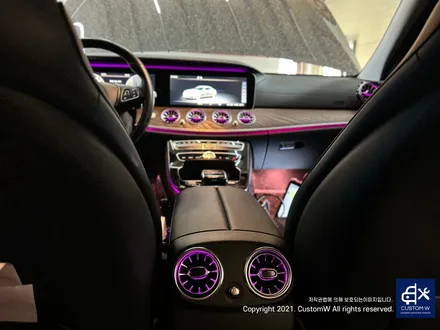 벤츠 W213 E220d 와이드콕핏, 송풍구 앰비언트 순정 옵션 설치. / 용인 처인구
