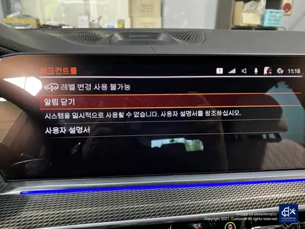 BMW G05 X5 M50i 742M 22인치 휠수리 후 블랙유광 휠도색 / 용인 처인구