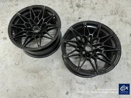 BMW G82 M4 826M 휠 상처 수리 후, 블랙 유광 휠 복원 도색 그리고 레드 캘리퍼 도색 작업까지_! / 용인 처인구