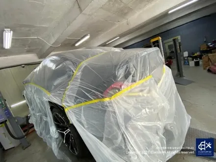 BMW G87 M2 930M 블랙 유광 휠도색 + 레드 캘리퍼 도색 커스텀W에 자주 입고되는 포켓 머신~~! / 용인 처인구