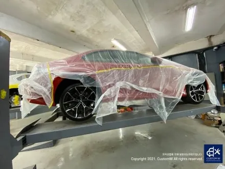 너무 멋진 토론토 레드 컬러 BMW G87 M2 스페셜 에디션   930M 휠 블랙 유광 도색 + 레드 캘리퍼 도색_! / 용인 처인구