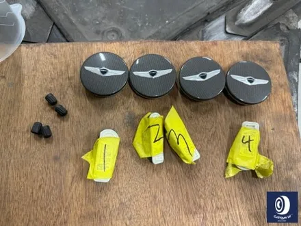 제네시스 G70 휠 상처 수리 후, 깔끔하게 블랙 유광 휠도색 / 유지 보수 세차 관리가 편한 블랙 유광 추천해요 : - ) / 용인 처인구