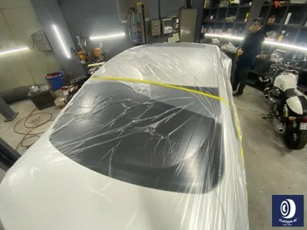 BMW F30 320d 441M 휠 상처 수리 후, 블랙 유광 휠도색 + 부식 녹 제거 후, 블루 캘리퍼 도색 / 용인 처인구