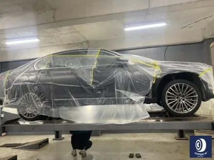 BMW G11 730d 20인치 휠 상처 수리 후, 다이아몬드 커팅 복원 + 브레이크 캘리퍼 부식 / 녹  제거 후, 건메탈 그레이 컬러 도색 / 용인 처인구