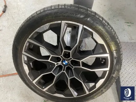 BMW X7 913M 22인치 휠 상처 수리 후, 다이아몬드 커팅 휠 복원 / 용인 처인구