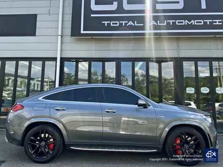 벤츠 GLE53 AMG 쿠페 블랙유광 휠도색 + 레드 캘리퍼 도색 / 용인 처인구