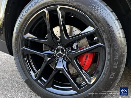 벤츠 신차 GLE53 AMG 블랙유광 휠도색 & 레드 캘리퍼 도색 / 용인 처인구