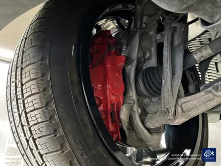 BMW G06 X6 블랙유광 휠도색 + 레드 캘리퍼 도색 / 용인 처인구