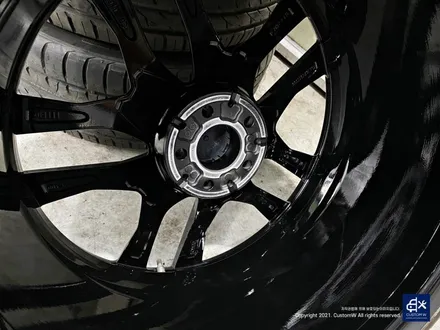 벤츠 GLE53 AMG 블랙유광 휠도색 + 레드 캘리퍼 도색 / 용인 처인구
