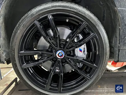 BMW G20 M340i 블랙유광 휠도색 + 실버 캘리퍼 도색 / 용인 처인구