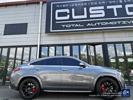 벤츠 GLE53 AMG 쿠페 블랙유광 휠도색 + 레드 캘리퍼 도색 / 용인 처인구