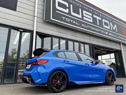 BMW 120i 704M 블랙유광 휠도색 + 레드 캘리퍼 도색 / 용인 처인구