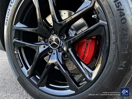 벤츠 신차 GLE53 AMG 블랙유광 휠도색 & 레드 캘리퍼 도색 / 용인 처인구