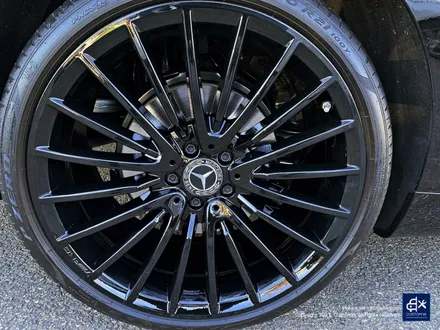 벤츠 W223 S350 블랙유광 휠도색 + 블랙 캘리퍼 도색 / 용인 처인구