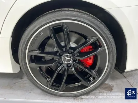 벤츠 CLS53 AMG 블랙 실버 투톤 유광 휠도색 + 레드 캘리퍼 도색 / 용인 처인구
