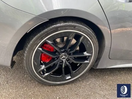 벤츠 CLS53 AMG 휠 상처 수리 후, 블랙 + 실버 투톤 휠도색 그리고  레드 캘리퍼 도색 작업까지_! (FEAT. 비 오는 날에도 작업 이상무_!!) / 용인 처인구