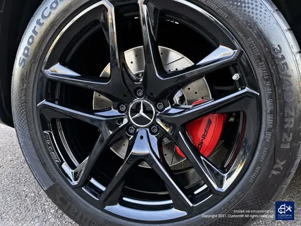 벤츠 신차 GLE53 AMG 블랙유광 휠도색 & 레드 캘리퍼 도색 / 용인 처인구
