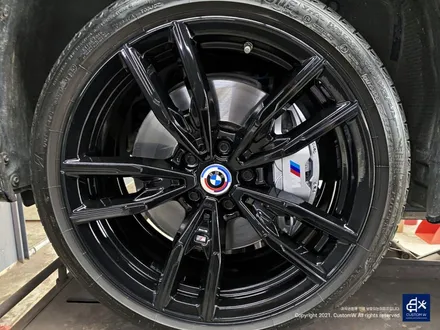 BMW G20 M340i 블랙유광 휠도색 + 실버 캘리퍼 도색 / 용인 처인구