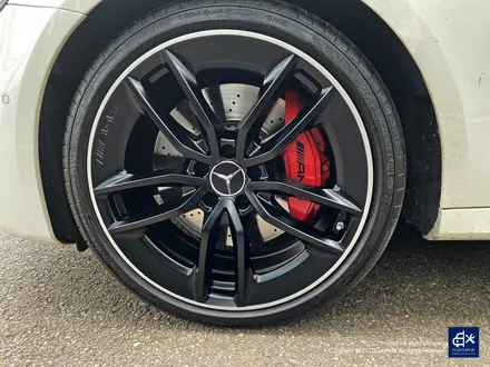 벤츠 E53 AMG 휠수리 후 블랙 실버 투톤 무광 휠도색 + 레드 캘리퍼 도색 / 용인 처인구