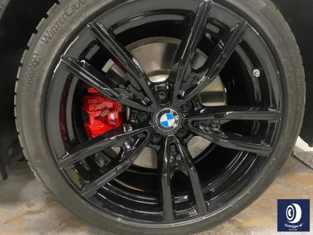 BMW G20 M340i 792M 블랙 유광 휠도색 + 레드 캘리퍼 도색 / 용인 처인구
