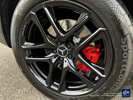 벤츠 GLE53 AMG 블랙유광 휠도색 & 레드 캘리퍼 도색 / 용인 처인구