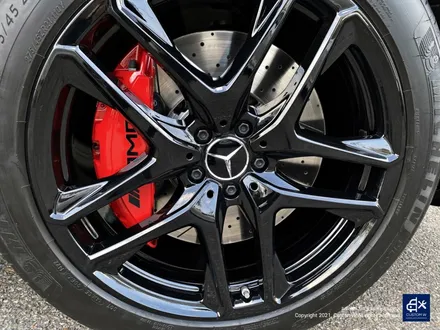 Mercedes-AMG GLE53 블랙유광 휠도색 & 레드 캘리퍼 도색 / 용인 처인구