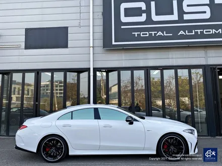 벤츠 CLS53 AMG 블랙실버 투톤 유광 휠도색 + 레드 캘리퍼 도색 / 용인 처인구