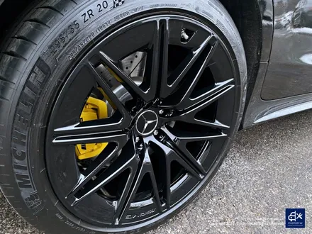 벤츠 GT43 AMG 블랙유광 휠도색 + 옐로우 캘리퍼 도색 / 용인 처인구