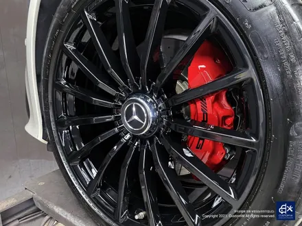 벤츠 GT43 AMG 휠수리 후 블랙유광 휠도색 + 레드 캘리퍼 도색 / 용인 처인구