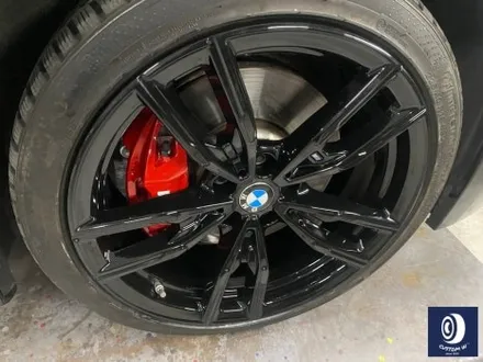 BMW G20 M340i 792M 블랙 유광 휠도색 + 레드 캘리퍼 도색 / 용인 처인구