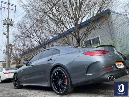 벤츠 CLS53 AMG 휠 상처 수리 후, 블랙 + 실버 투톤 휠도색 그리고  레드 캘리퍼 도색 작업까지_! (FEAT. 비 오는 날에도 작업 이상무_!!) / 용인 처인구