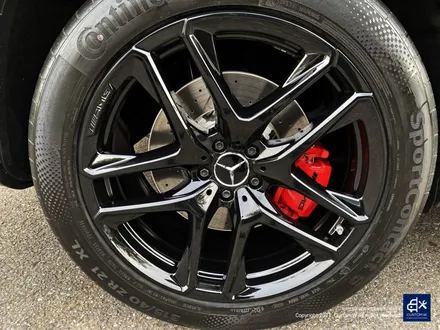 벤츠 GLE53 AMG 블랙유광 휠도색 & 레드 캘리퍼 도색 / 용인 처인구