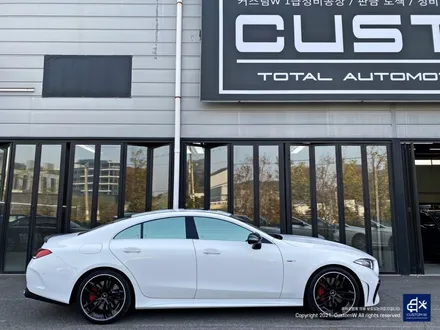 벤츠 CLS53 AMG 블랙실버 투톤 유광 휠도색 + 레드 캘리퍼 도색 / 용인 처인구