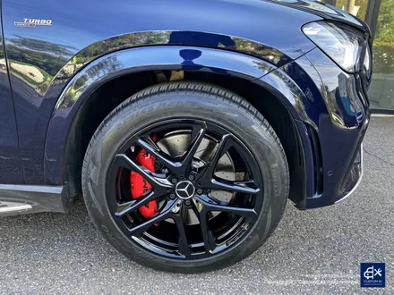 벤츠 GLE53 AMG 휠수리 후 블랙유광 휠도색 & 레드 캘리퍼 도색 / 용인 처인구