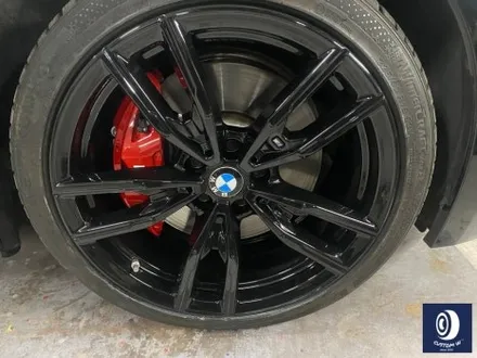 BMW G20 M340i 792M 블랙 유광 휠도색 + 레드 캘리퍼 도색 / 용인 처인구