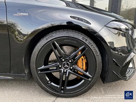 벤츠 A45 AMG 휠수리 후 블랙유광 휠도색 + 카본 세라믹 골드 캘리퍼 도색 / 용인 처인구