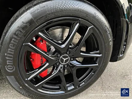 벤츠 GLE53 AMG 블랙유광 휠도색 + 레드 캘리퍼 도색 / 용인 처인구