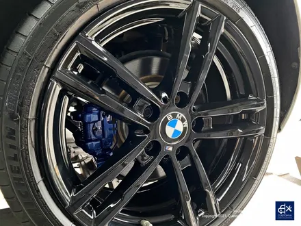 BMW 118d 703M 휠수리 후 블랙유광 휠도색 + 블루 캘리퍼 도색 / 용인 처인구