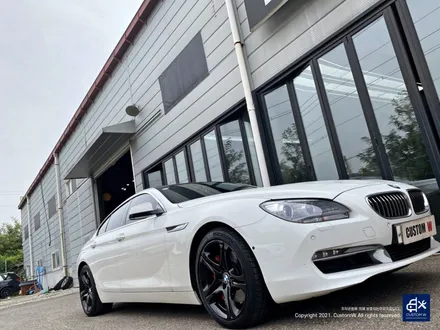 BMW 640d 휠수리 후 블랙유광 휠도색 + 레드 캘리퍼 도색 / 용인 처인구