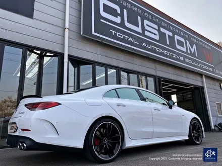 벤츠 CLS53 AMG 블랙실버 투톤 유광 휠도색 + 레드 캘리퍼 도색 / 용인 처인구