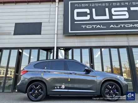 BMW X1 20i 블랙유광 휠도색 + 블루 캘리퍼 도색 / 용인 처인구