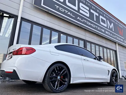 BMW 420d 휠수리 후 블랙유광 휠도색 + 레드 캘리퍼 도색 / 용인 처인구