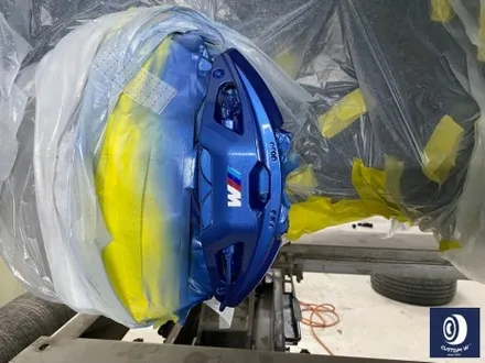 BMW 휠.. 왜 이렇게 만들까... 휠에 장착된 플라스틱 커버는 무슨 의미가 있나? 경량화? 디자인? 신형 740D 신0차 출고 작업 휠 커버 + 휠 블랙 도색 + 캘리퍼  도색 / 용인 처인구