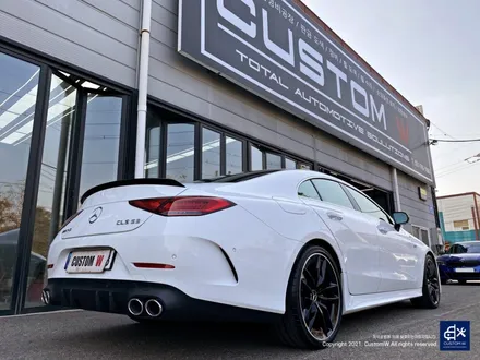 벤츠 CLS53 AMG 블랙실버 투톤 유광 휠도색 + 레드 캘리퍼 도색 / 용인 처인구