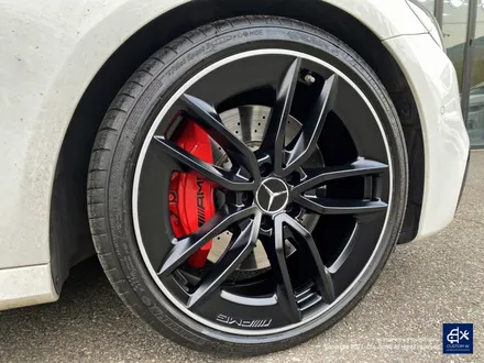 벤츠 E53 AMG 휠수리 후 블랙 실버 투톤 무광 휠도색 + 레드 캘리퍼 도색 / 용인 처인구