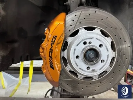 벤츠 S63 AMG 잘못된 휠 수리 도색 이력이 있는 에디션 휠 약품 박리 (페인트 제거) 후, 투톤 휠도색 재작업 + 캘리퍼 도색까지_! / 용인 처인구