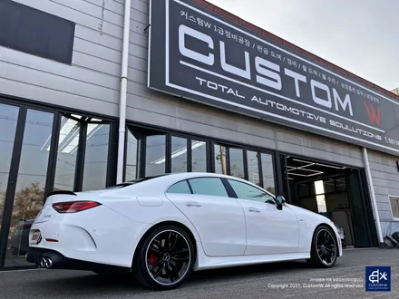 벤츠 CLS53 AMG 블랙실버 투톤 유광 휠도색 + 레드 캘리퍼 도색 / 용인 처인구