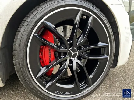 벤츠 E53 AMG 휠수리 후 블랙 실버 투톤 무광 휠도색 + 레드 캘리퍼 도색 / 용인 처인구