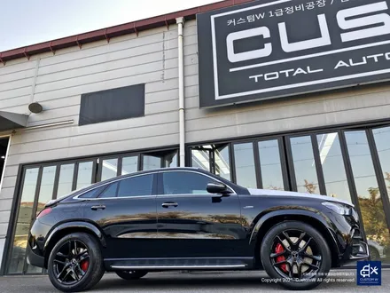 벤츠 신차 GLE53 AMG 블랙유광 휠도색 & 레드 캘리퍼 도색 / 용인 처인구
